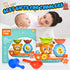 Bath Toys for Toddlers 1-3, Bear Water Tub Toys for Shower Bath Time, Learning Gift for Boys Girls Baby Kids