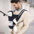 Baby Carrier Ergonomic M Position, Head Support,Newborn to Toddler and Breathable Mesh,Adjustable RemovableBaby Baby