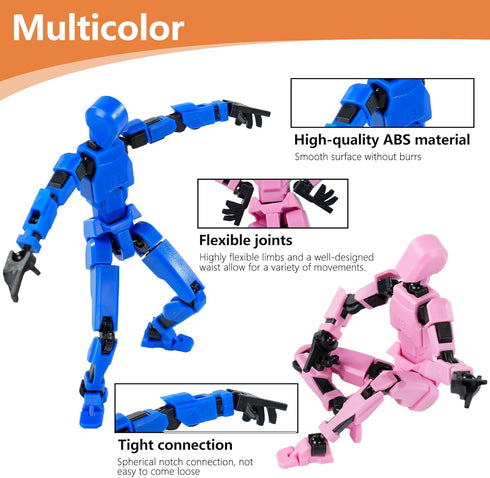 Rolling Art Set, 13 Packaging, Action Figure Model Action Figure Multi-Jointed Movable,Gift Box a Great for Loved Ones