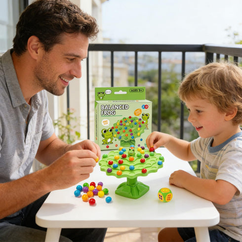 Yeopopshop 2-Player Interactive Balance Game, Balanced Tree Board Game with Colorful Beads, Balance Tree Learning