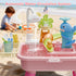 YOKISS 22 4L Summer 3-8 Sand and Water Table Toy for Toddlers, Piece Toy Accessories, Large Capacity Basin, Fishing
