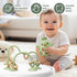 6 12 18 Baby High Chair Toys Teething Chew - Baby Suction Table Toys, Teething Silicone Teethers, Table, Food Grade