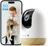 MUBVIEW 5G WiFi Indoor Security Camera, Pet Camera with Phone App, 2K Night Vision, Auto Tracking, 2-Way Audio, Local &