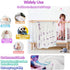 51"x40" Baby Monthly Milestone Blanket, Newborns Month Blanket Gift for Baby Shower, Soft Plush Photo Prop Blanket