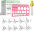 Dwelio Flange Sizing Kit with 10PCS Silicone Flange Inserts 13/15/17/19/21mm & Nipple Measurement