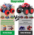 Monster Truck Toys - 4 Pack Friction Powered Toy Cars, Push and Go Car Truck Playset for Boys and Girls Aged 3-7