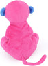 Unique Ape Monkey Stuffed Animals Plush Toys, Soft Cute Monkey Toy for Toddlers, 7.9" Pink
