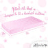 Frenchie Mini Couture 100% 28 52inx8in, 2-Pack Fitted Crib Sheets Woven Cotton Fits Toddler Mattress, Pink Stars, x