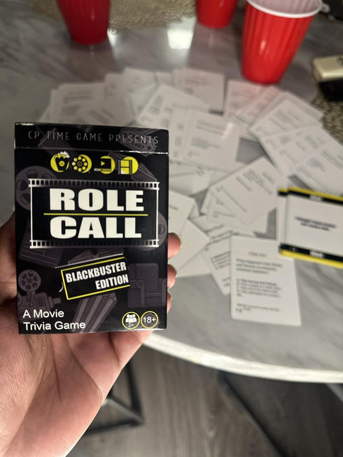CP TIME Role Call: Blackbuster Edition - Movie Trivia Game for Adults, Black Culture Games, Family Fun, Great