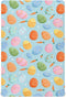 Pigsaly Crib Sheets Carrots Colorful Easter Eggs Baby Sheet for Standard Crib Mattress