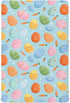 Pigsaly Crib Sheets Carrots Colorful Easter Eggs Baby Sheet for Standard Crib Mattress