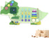 BlueWood Wooden Wall Busy Board Panels, Toddler Learning Activity Center, Montessori Philosophy