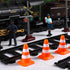STOBOK Traffic Cone, 14 PCS Miniature Traffic Signs Toys, Construction Toys for Kids Educational Roadblock Toy