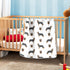 30X40 Swaddle Blanket Bohemian Shepherd Dog Cotton for Infants, Receiving, Lightweight Soft Swaddling for Crib