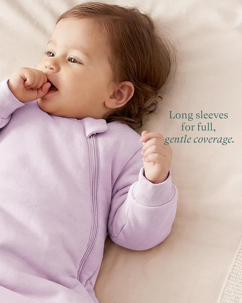 1.0 PurComfy Supersoft Baby Premium Bamboo Viscose Long-Sleeve Wearable Sleeping Bag Sack Blanket TOG