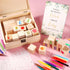 92 36 Draupnir Pcs Fun Baby Shower Games Sign Kit Babies Coloring Blocks for Baby Shower, Wooden DIY Blank Blocks