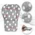 Twoworld Baby High Chair Cushion - Large Breathable Seat Liner in Gray Clouds
