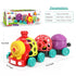 MOONTOY Baby Cars Toys for Babies 6-12 Months - Infant Toys Train, Soft Cars Ball Rattle, Musical Toddler Push Truck