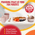 Set Set Tygo Silicone Baby Feeding Complete Self-Feeding with Suction Plate, Spill-Proof Bib, Wooden Spoon & Fork