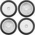 4Pack ShareGoo RC 85mm/3.34" Rubber Tires Front Rear Tyres for Redcat HPI HSP Kyosho 1/10 RC Buggy