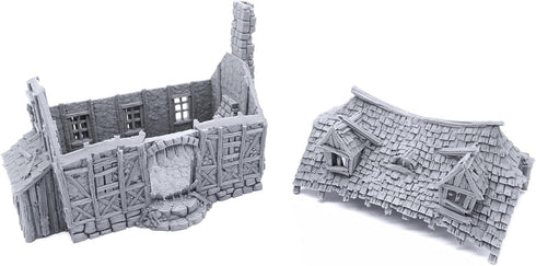 Mimic House by Printable Scenery, 3D Printed Tabletop RPG Scenery and Wargame Terrain 28mm Miniatures