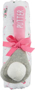 Mud Pie Children's Girl Golf Swaddle and Rattle