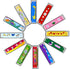 Wholelovein 35 16 3 Pcs Harmonica for Kids Holes Musical Instrument, Return Gift Cartoon Double Row Harmonica Bulk Toy