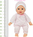 11-Inch Set Caucasian Soft Body Baby Doll Gift with Pacifier