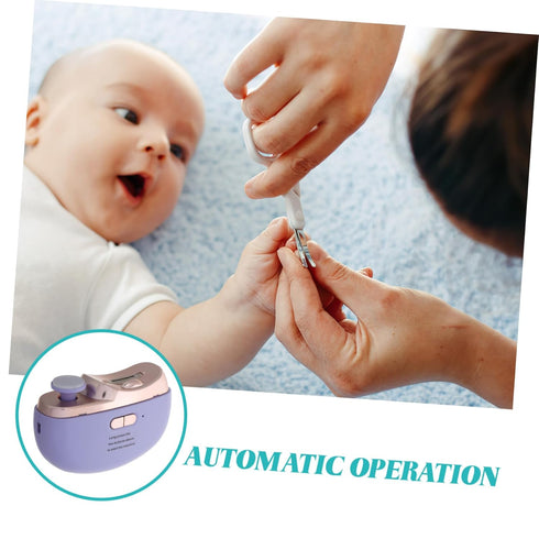 Trimmer Totority Automatic Electric Nail Clipper with Led and Safety Design for Boy Girl and Adults Multi-Functional