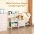 3 BBLIKE Diaper Caddy Organizer with Hanging Rack - Tier Rolling Utility Cart with Drawers and Dividers for Baby Bottle