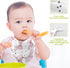 YETTASBIN 4 5 Pack Bow Pink Muslin Baby Hand Washcloths, Soft Cotton Bath Face Towel, Layers Extra Absorbent Feeding