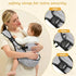 ZeeChan 2 Set, 6-24 7-30lbs Pcs Baby Carrier Baby Sling Carrier, Toddler Carrier, Equipped with a Diaper Bag, Two Ways