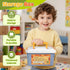 Sets 22pcs Knife,3D Dough Play Tools for Kids, Clay and Dough Accessories for Toddlers with Storage Box, Silicone Mat