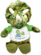 Flutter Hut I'm The Big Brother T-Shirt, Green Triceratops Plush Dinosaur Message, 8 Inches