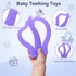 3-6 6-12 0-12 Teething Toys Months, Baby Teethers Months, Silicone Teething Toys for Baby Relief Months, Octopus