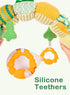 Infant Musical Stuffed Animal Toys - Activity Soft Sensory Toy with Teething Toys, Crinkle Sound, Rattles