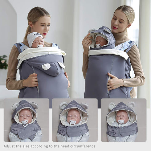 SONARIN Universal All Seasons Weather Cover for Baby Carrier,Cloak for Winter