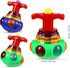 TOYANDONA 3 Pcs LED Light Up Spinning Top Toys, Flashing Music Spinning Tops for Kids Birthday Party Favors