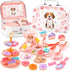 Lajeje Dog Toys for Kids Plastic Tea Party Set for Toddlers &
