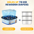 Bags,7-Layer 810 Pack 2 Diaper Pail Refill Odor Prevention Technology,Thickened Design - Hold up to Newborn-Sized