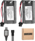 HJ 7.4V 1300mAh SM3P Li-ion Batteries with 2S Charging Cable for Hobby Remote & App Controlled Vehicle Toys