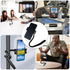 Apausvcm Stroller Phone Holder, Portable Flexible Cell Phone Holder Stand with Non-skidding Arm Grip Soft Alloy Phone