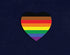 250 Philadelphia Gay Pride 8 Stripe Rainbow Heart Stickers for LGBTQ Awareness Fundraising Events