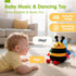 6 12 18 Tummy 1 2 3 hahaland Baby Toy for + Months Crawling Musical Dancing Bouncing Learning Bee Plush, Interactive
