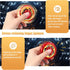 Metal Precision Fidget Spinner - Anxiety Rotator & Restless Fidget Toy, Stress-Relief Tool for Adults & Kids A (red)