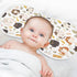 decor gift 4 Pack 22x11in Cotton Muslin Burp Cloths Large Soft and Absorbent? Simple Minimalist Cats Baby spit up Rags