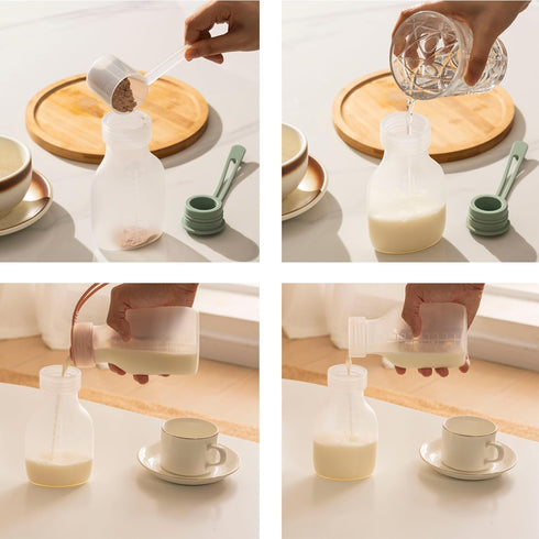 2-Pack 8 oz Platinum Silicone Milk Storage Bags for Breast Milk | Leak-Proof Self-Standing |Reusable Food Pouches|
