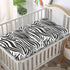 Boy,28 x52,White Zebra Print Themed Fitted Crib Sheet,Standard Crib Mattress Fitted Sheet Toddler Bed Mattress Sheets