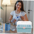 Large Capacity Bottle Drying Box with Pacifier Storage Rack Portable Breastfeeding Supplies Organizer for Cups