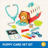 Battat – Mini Vet Playset (11Pc) - Plush Dog & Carrier with Stickers, Checklist, and Toy Stethoscope